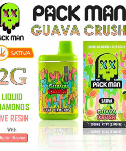 Pack Man – THC Vape Disposable Pen – GIUAVA CRUSH – 2G – SATIVA