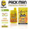 Pack Man – THC Vape Disposable Pen – PAPAYA PUNCH – 2G – INDICA